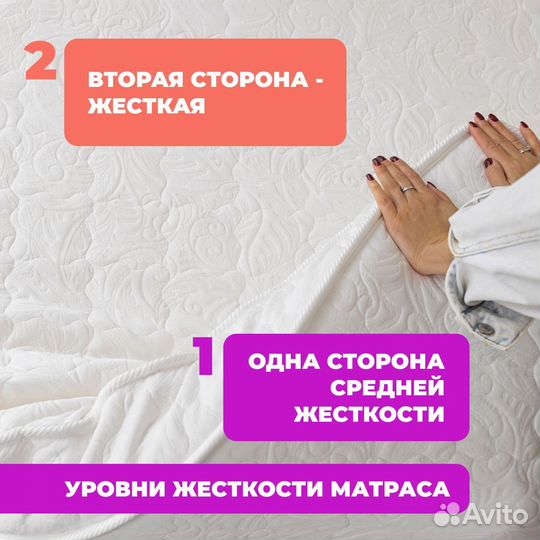 Кровать двуспальная 180х200 с матрасом