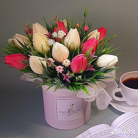 Букет из мыльных тюльпанов