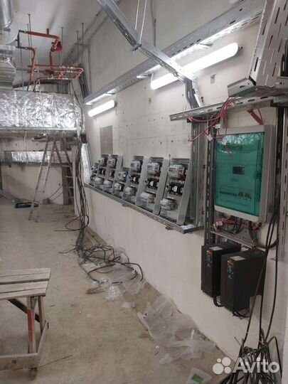 Монтаж автоматики вентиляции