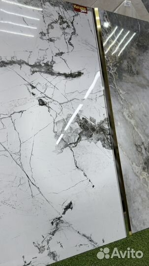 Керамогранит 60х120 с прожилками золота