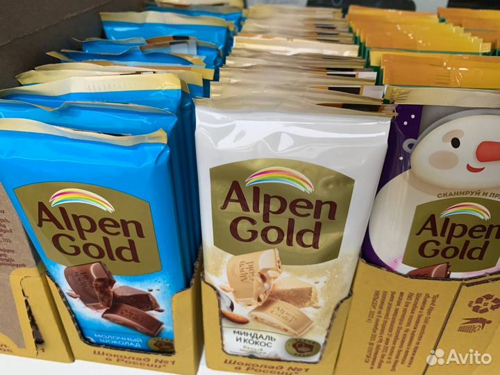 Шоколад Alpen gold