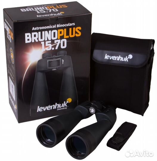 Бинокль астрономический Levenhuk Bruno plus 15x70