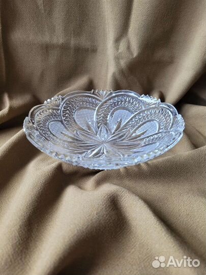 Ваза для фруктов хрусталь СССР