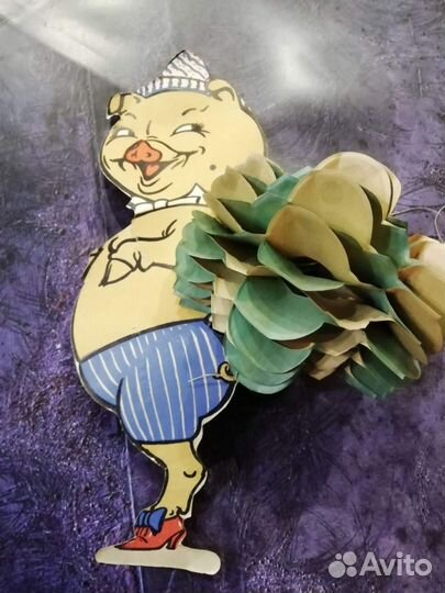 Игрушки СССР бумажные раскладные