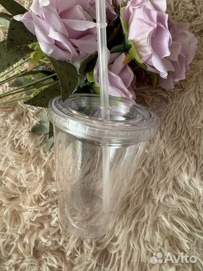 Стакан прозрачный пластиковый