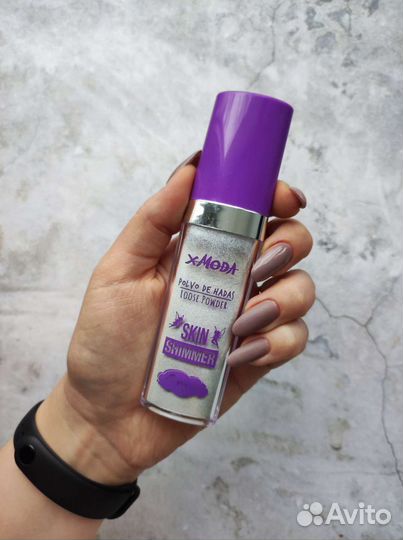 Хайлайтер рассыпчатый сухой для лица, тела и волос