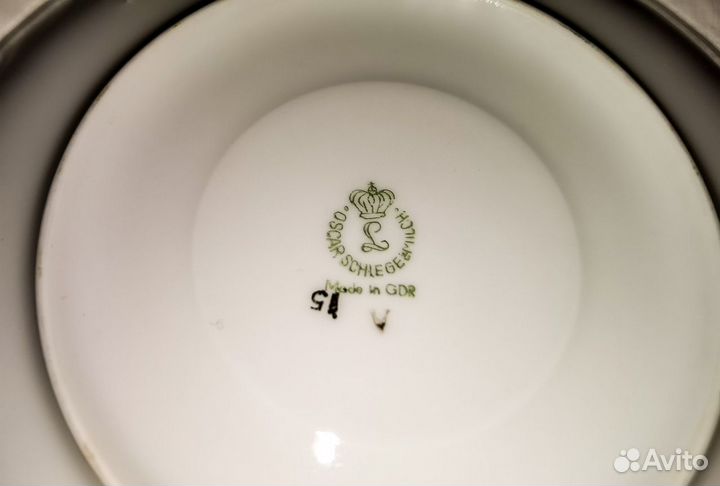 Тарелки фарфор Oscar Schlegelmilch GDR 10 шт