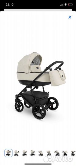 Коляска Camarelo tisso 3 в 1 цвет латте