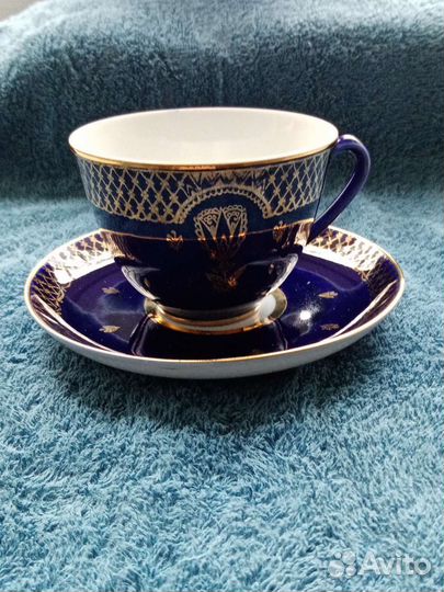 Чайная пара фарфор лфз СССР