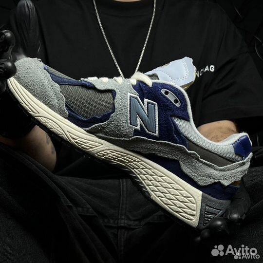 Кроссовки New balance 2002r blue premium