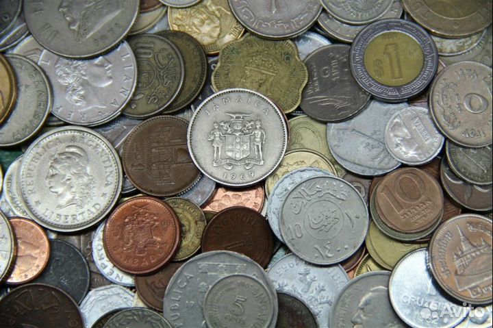 Монеты иностранка на обмен