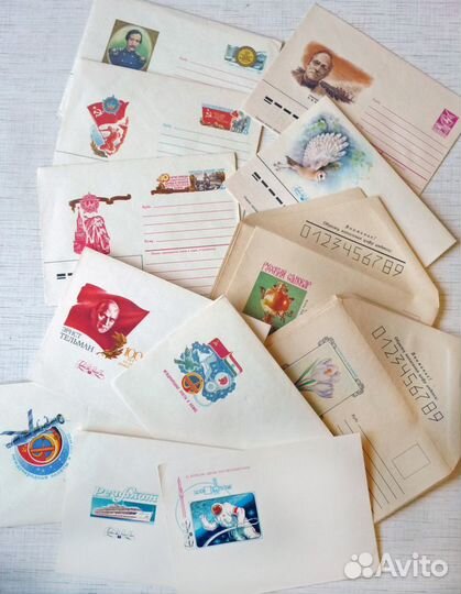 Почтовые конверты СССР 1980-е