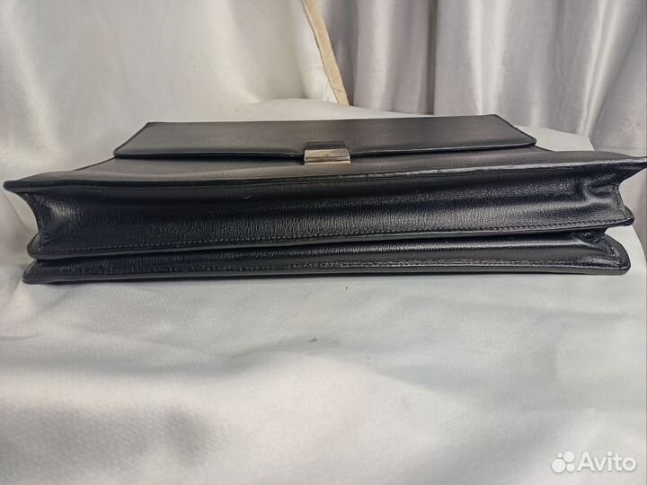 Мужской кожаный портфель Zegna, оригинал