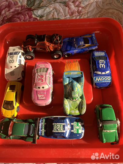 Машинки из мультфильма Тачки (метал.)