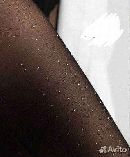 Капроновые колготки В горошек