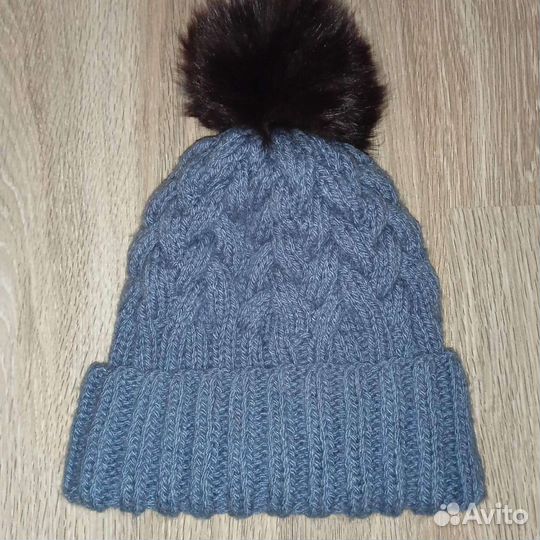 Шапка женская вязаная ручная работа