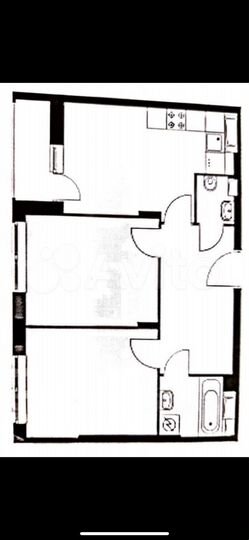 2-к. квартира, 51 м², 6/26 эт.