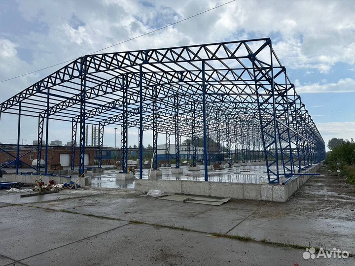 Быстровозводимые ангары, склады из сэндвич панелей