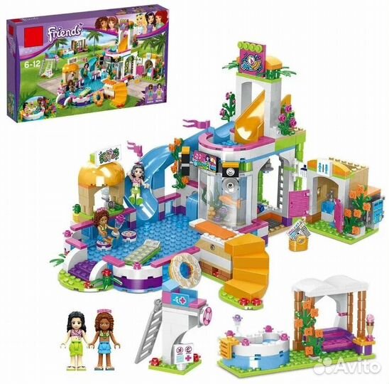 Lego friends пиццерия и аквапарк