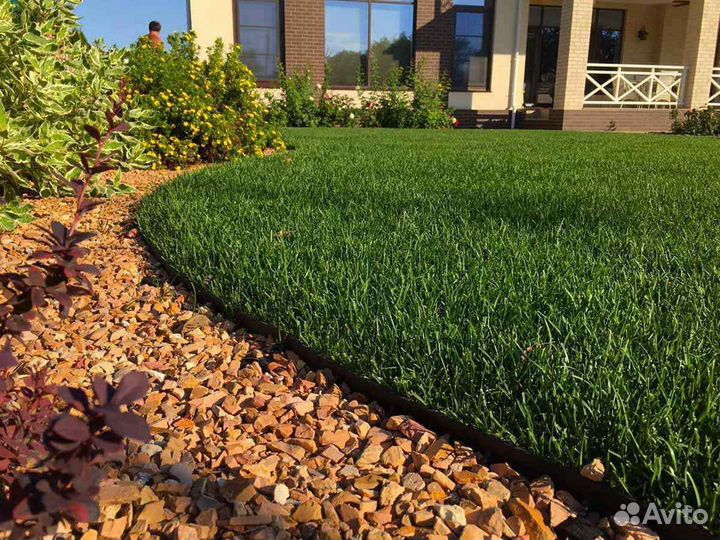 Укладка газона