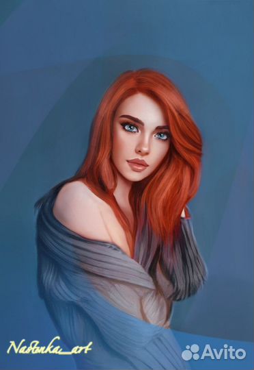 Цифровой портрет + ретушь фото