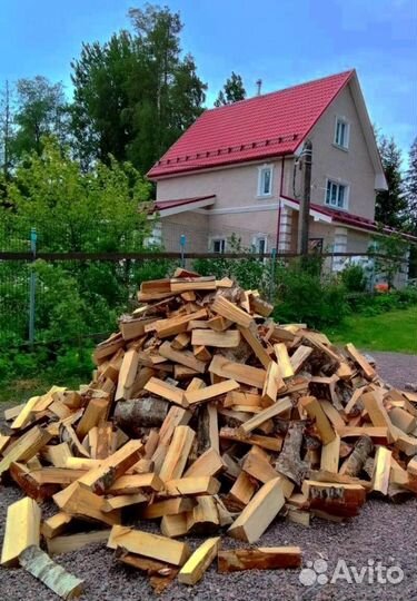 Дрова сухие навалом