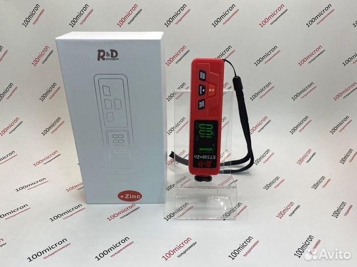 Толщиномер ET330, красный. Новый. Гарантия