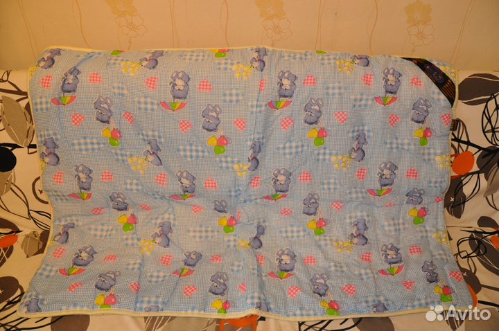 Новое детское одеяло Nobel 100х150 шерсть мериноса