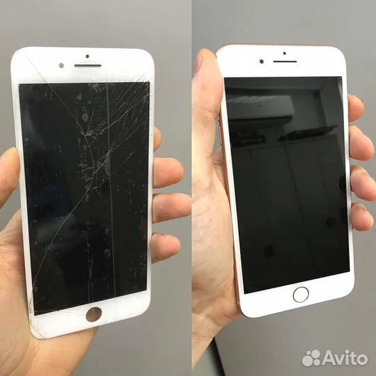 Ремонт iPhone, трещин на Дисплее, замена Батареи