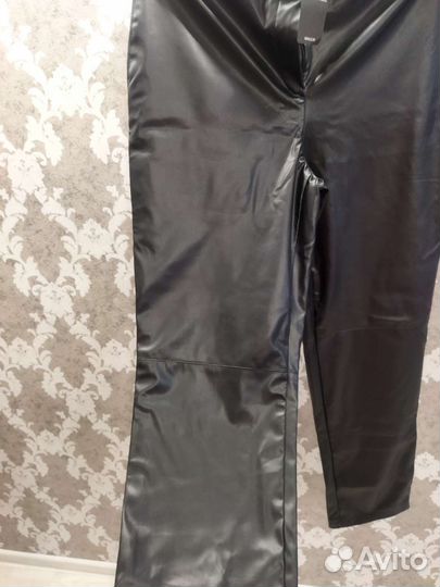 Брюки экокожа