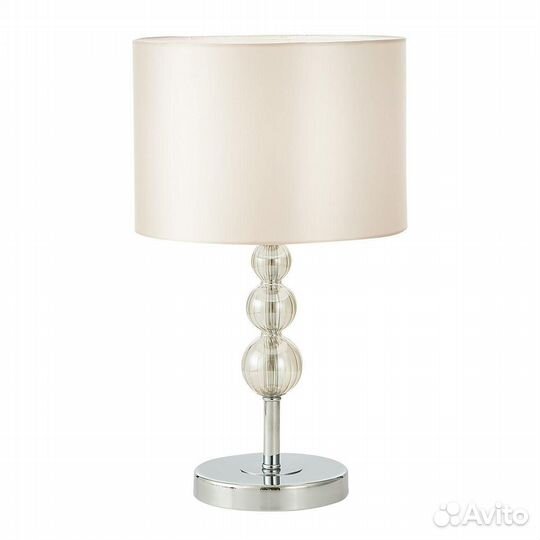 Светильник настольный металлический и текстильный