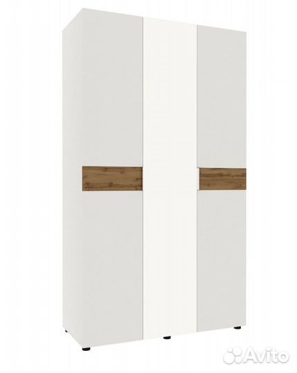 Шкаф распашной Лотос с зеркалом 3-х дверный 1200