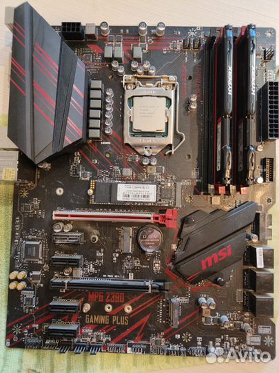 Материнская плата с процессором i5 8600к