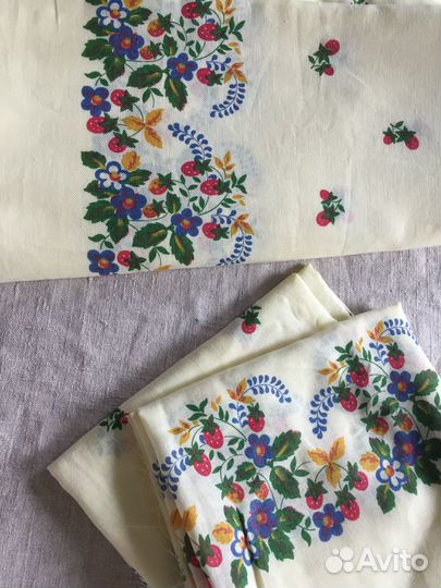 Платок хлопковый новый Винтаж СССР