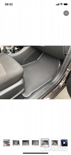 Коврики эва ева eva 3D с бортами на весту