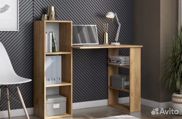 Компьютерный стол Белый-Дуб 