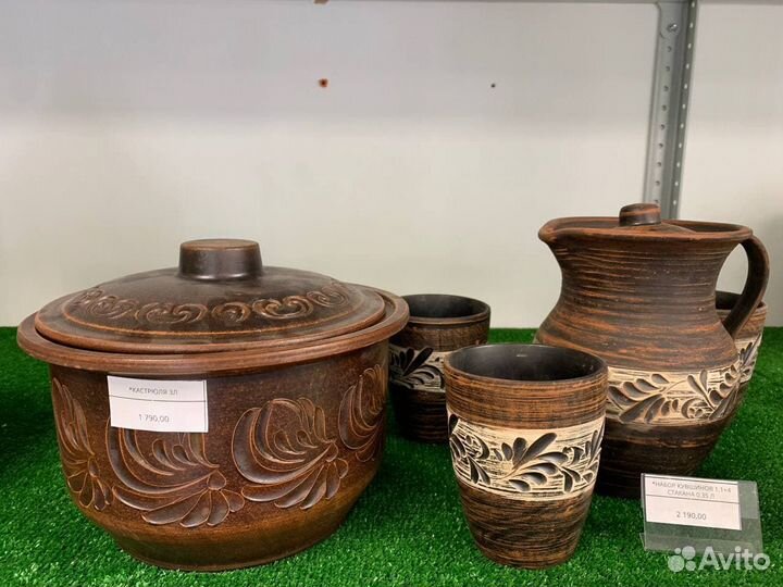 Посуда из красной глина / Глиняная посуда