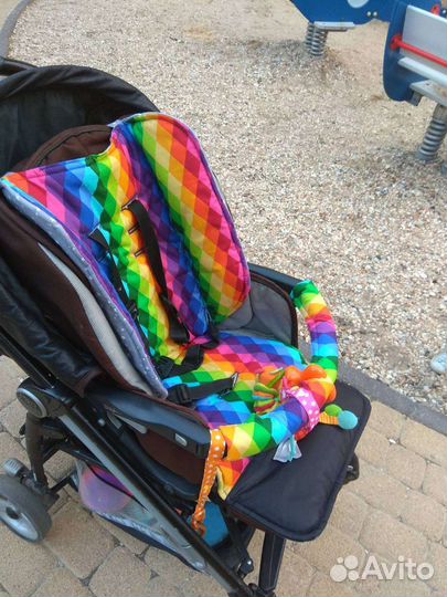 Матрасик двусторонний и козырек от солнца