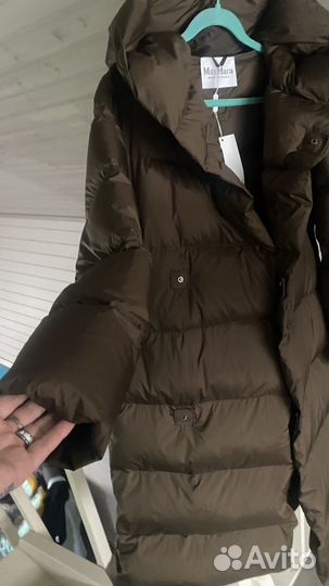 Пуховое пальто Max Mara текущая коллекция