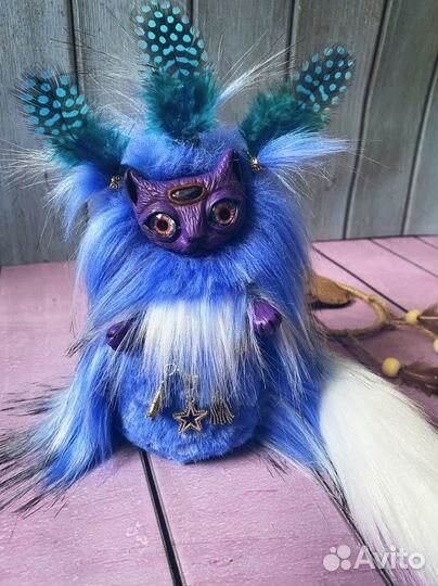 Шаманка ручная работа, полимерная глина