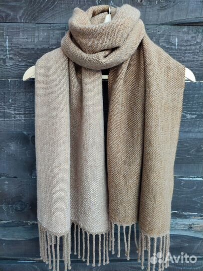 Тканый шарф палантин 100 меринос