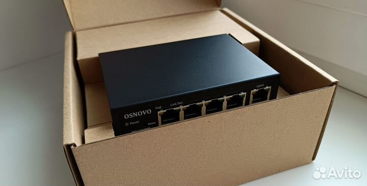 Новый PoE-коммутатор 5 портов