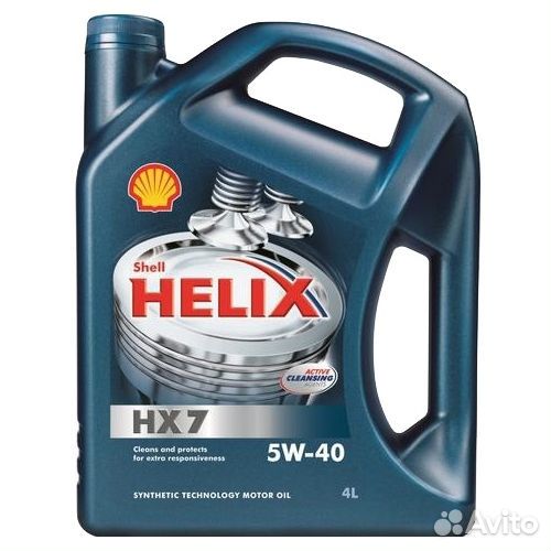Масло моторное Shell 5/40 Helix HX7 4 л 550051497