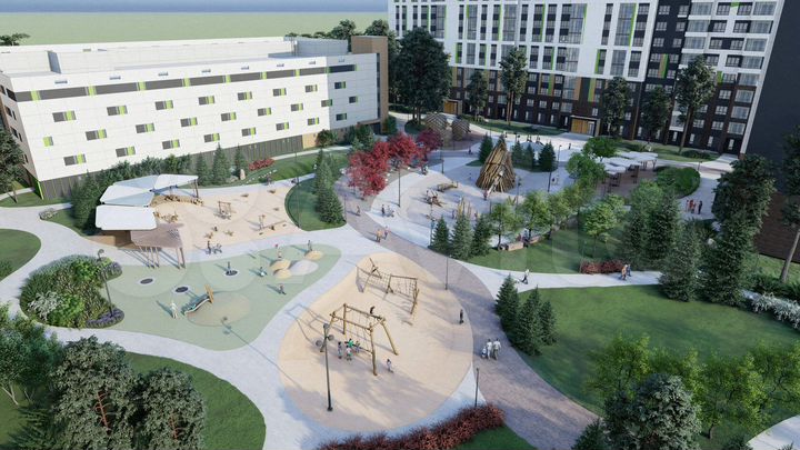 Квартира-студия, 41 м², 3/3 эт.
