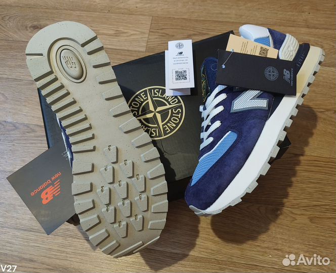 Кроссовки новые New balance 574 Stone Island Люкс