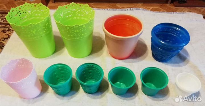 Горшки для цветов пластик керамика