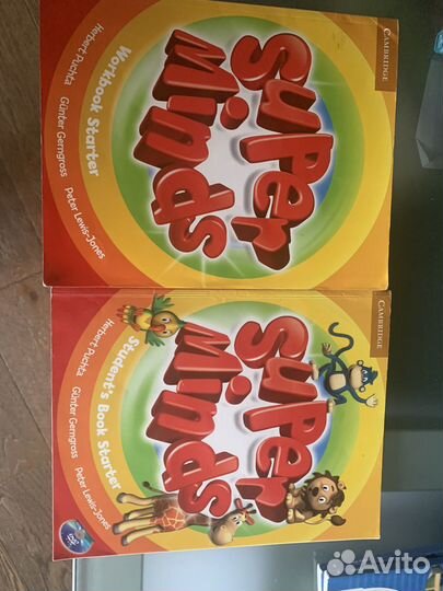 Учебник и тетрадь Super Minds для начинающих