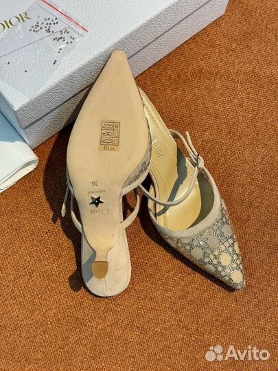 Dior мюли -лодочки Capture 10cm