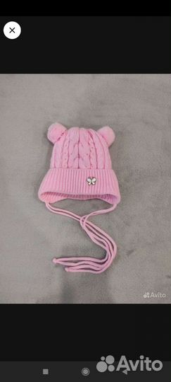 Шапка зимняя для девочки 30р