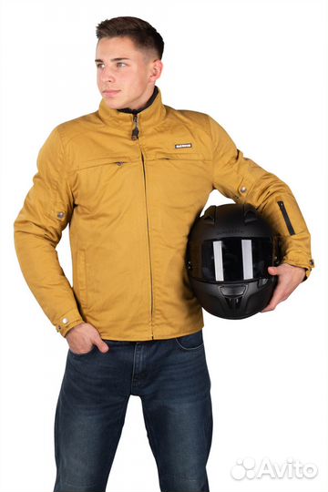 Motorradjacke Bering Zander Gelb Желтый